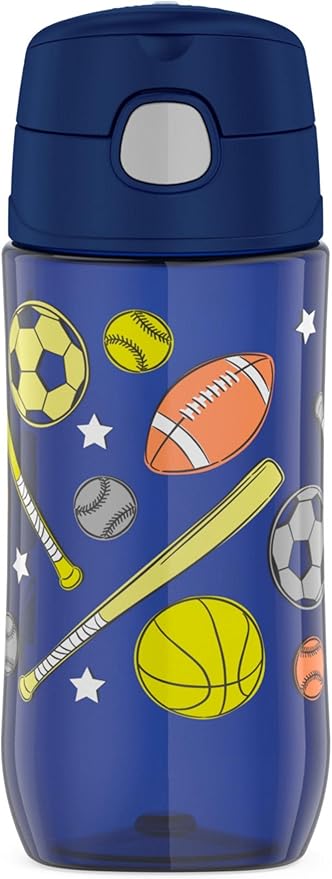 Thermos Funtainer 16 Ounce Plastic Hydration Bottle with Spout Lid, Color Change Sports