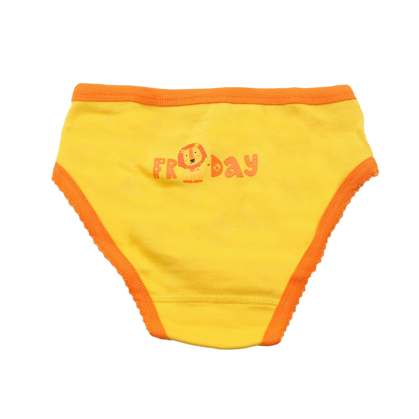 Zoocchini Kids Organic Briefs - 7Pc Set - Days Of The Week 5-6 Years