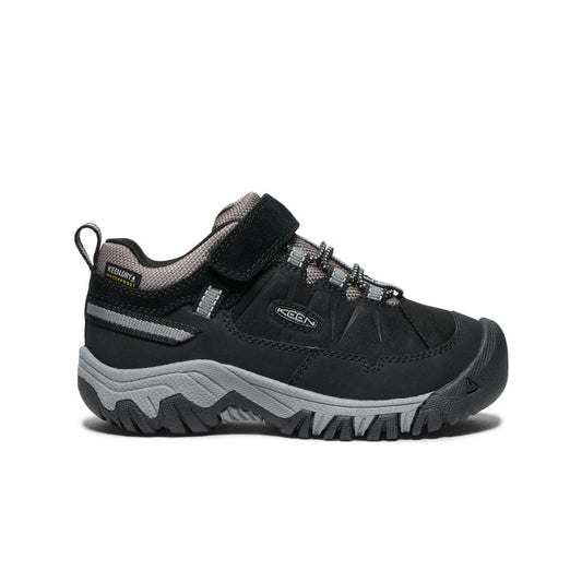 Keen - Targhee IV Waterproof Hiking Shoe - Little Kids -  Black/Steel Grey