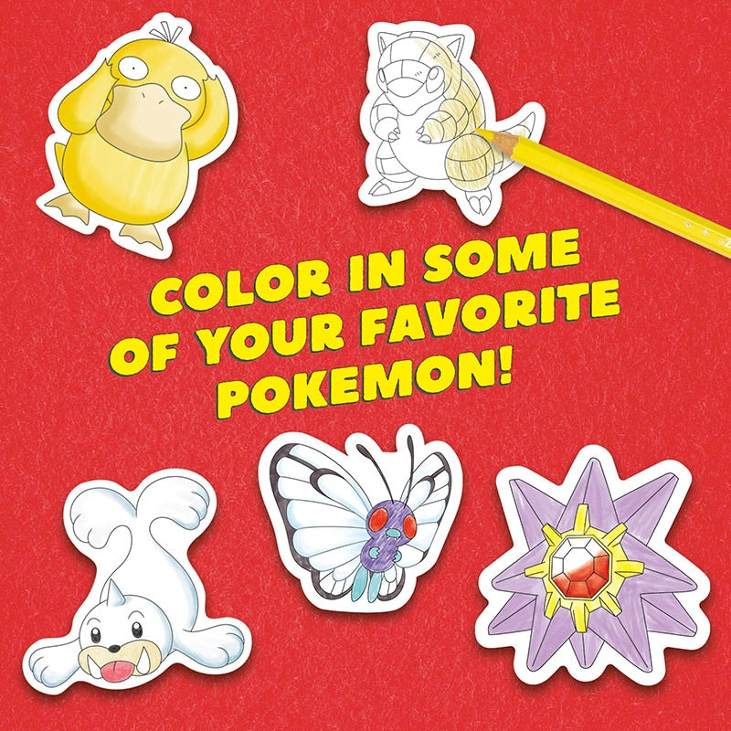 Klutz Pokémon Color Your Own Fuzzy Stickers