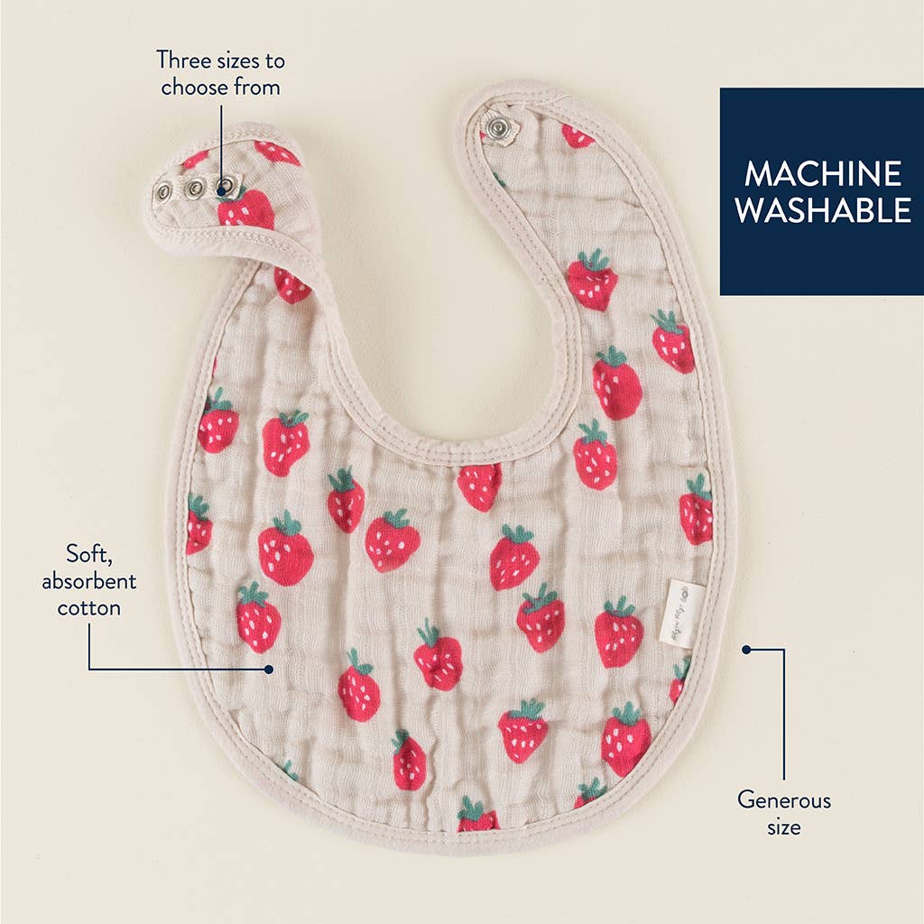 Itzy Ritzy - Itzy Bibs™: Strawberries + Cream
