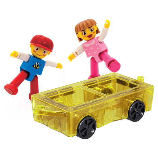 PicassoTiles 3pk Travel Size Magnetic Tile Building Set
