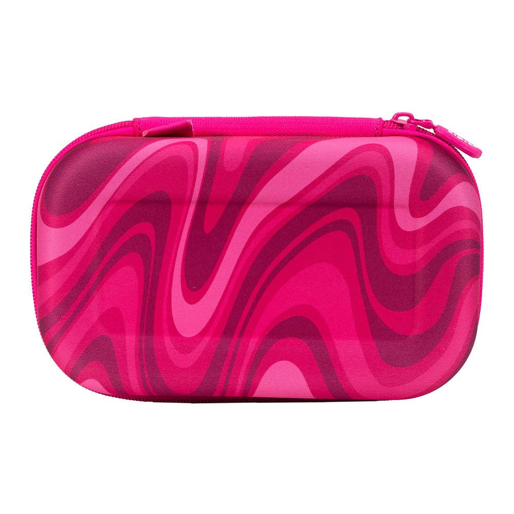 ZIPIT - ZIPIT Wavy Storage Box, Sensory Pencil Box: Pink