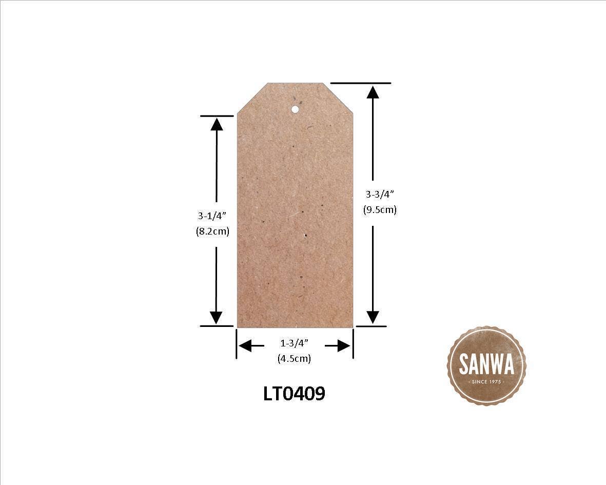 Suburban Sales - Natural Brown Kraft Paper Hang Tags - 500pcs/bx