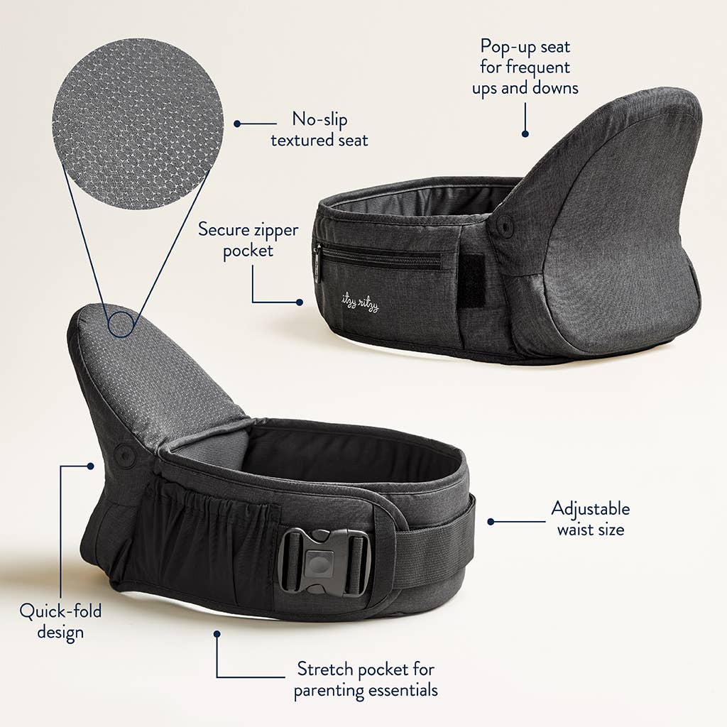 Itzy Ritzy - Itzy Hold & Fold - Hip Seat Carrier