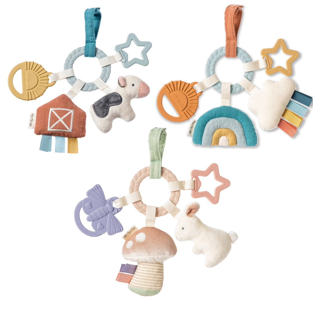 Itzy Ritzy - *NEW OPTION* Bitzy Busy Ring™ Teething Activity Toy: Farm