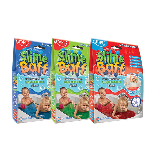 Zimpli Slime Baff Mixed Colours - Kids Sensory Bath Toy
