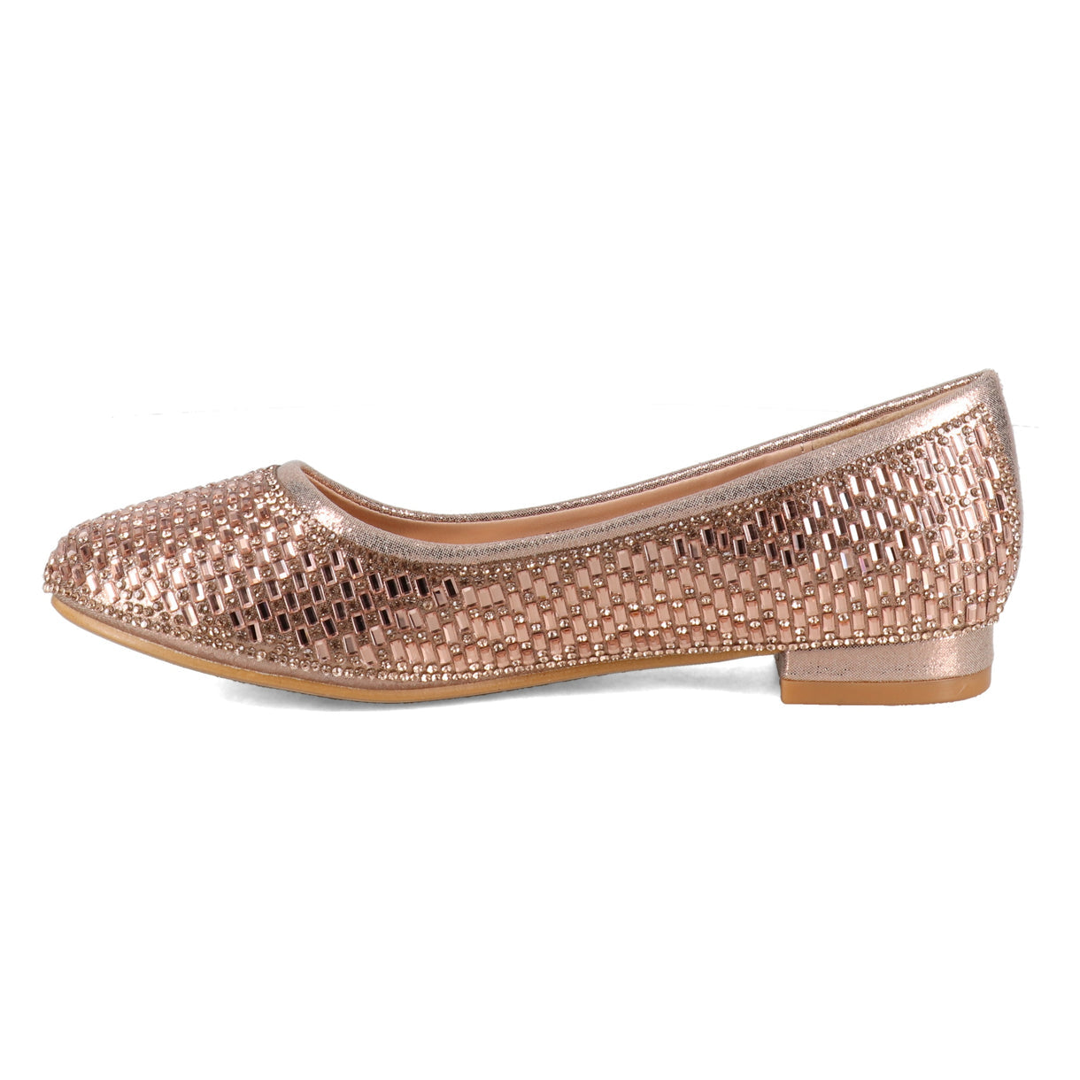 Badgley Mischka Girls Celeste Crystal Ballet Flat