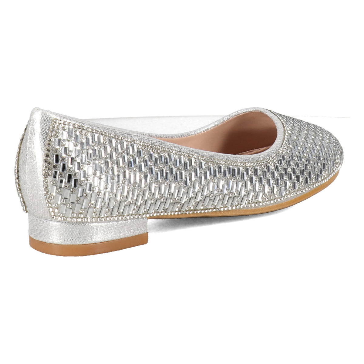 Badgley Mischka Girls Celeste Crystal Ballet Flat
