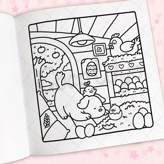 Cozy Cuties: Coloring Book by Coco Wyo