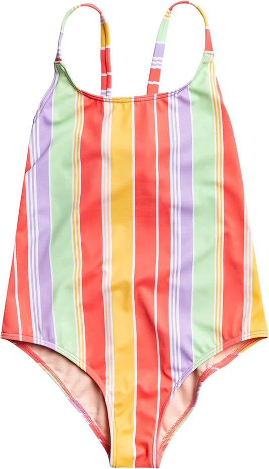 Roxy Girls' Ocean Treasure One Piece Swimsuit - 10Y