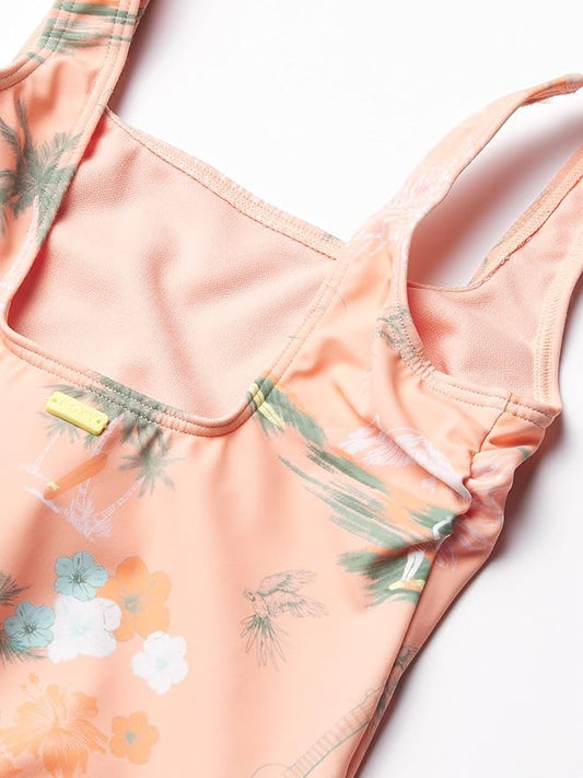 Roxy - Girls' Surf Landscape One-Piece Swimsuit - 10Y