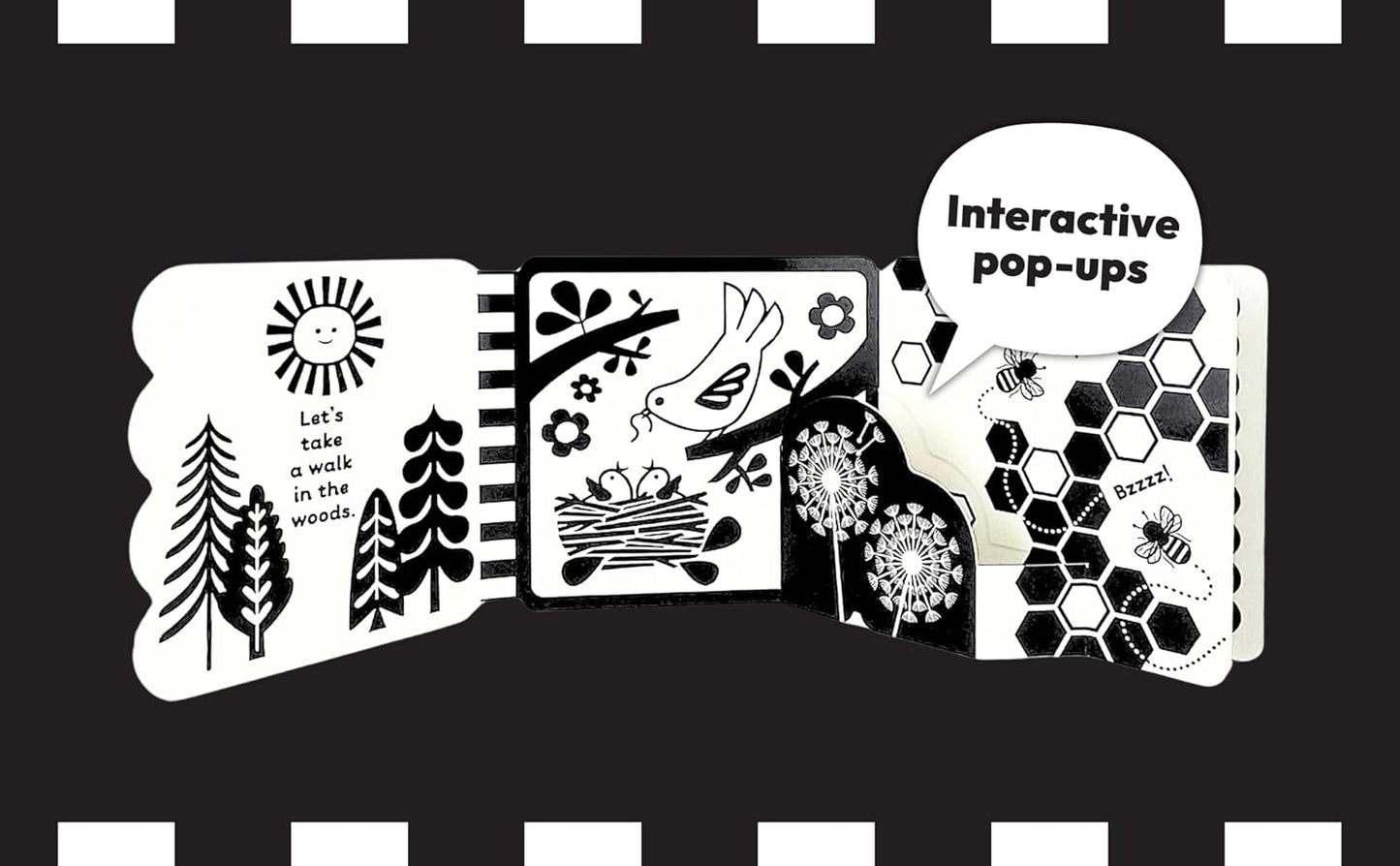 Look, Look, Baby! Forest: Black and White High Contrast Book
