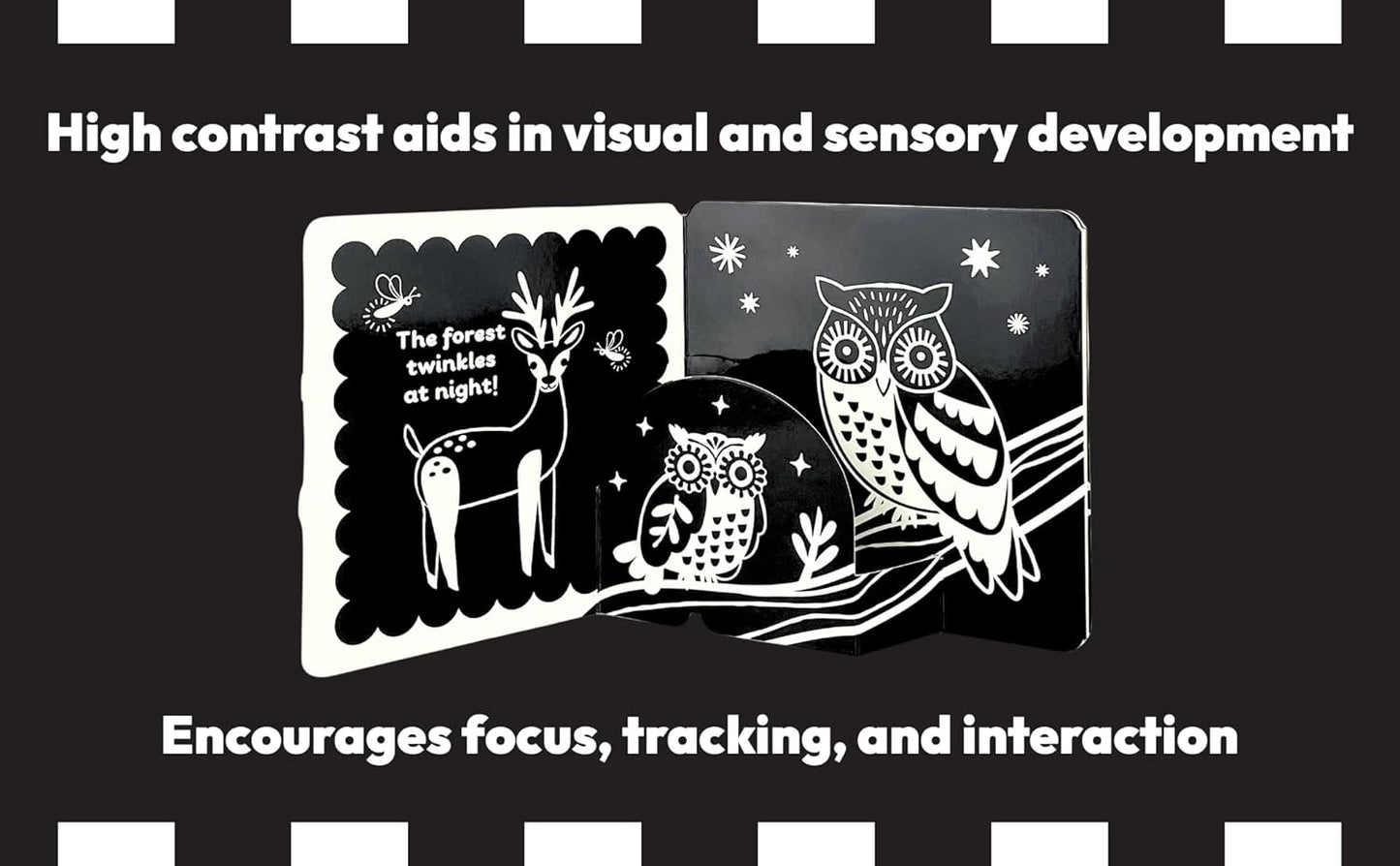 Look, Look, Baby! Forest: Black and White High Contrast Book