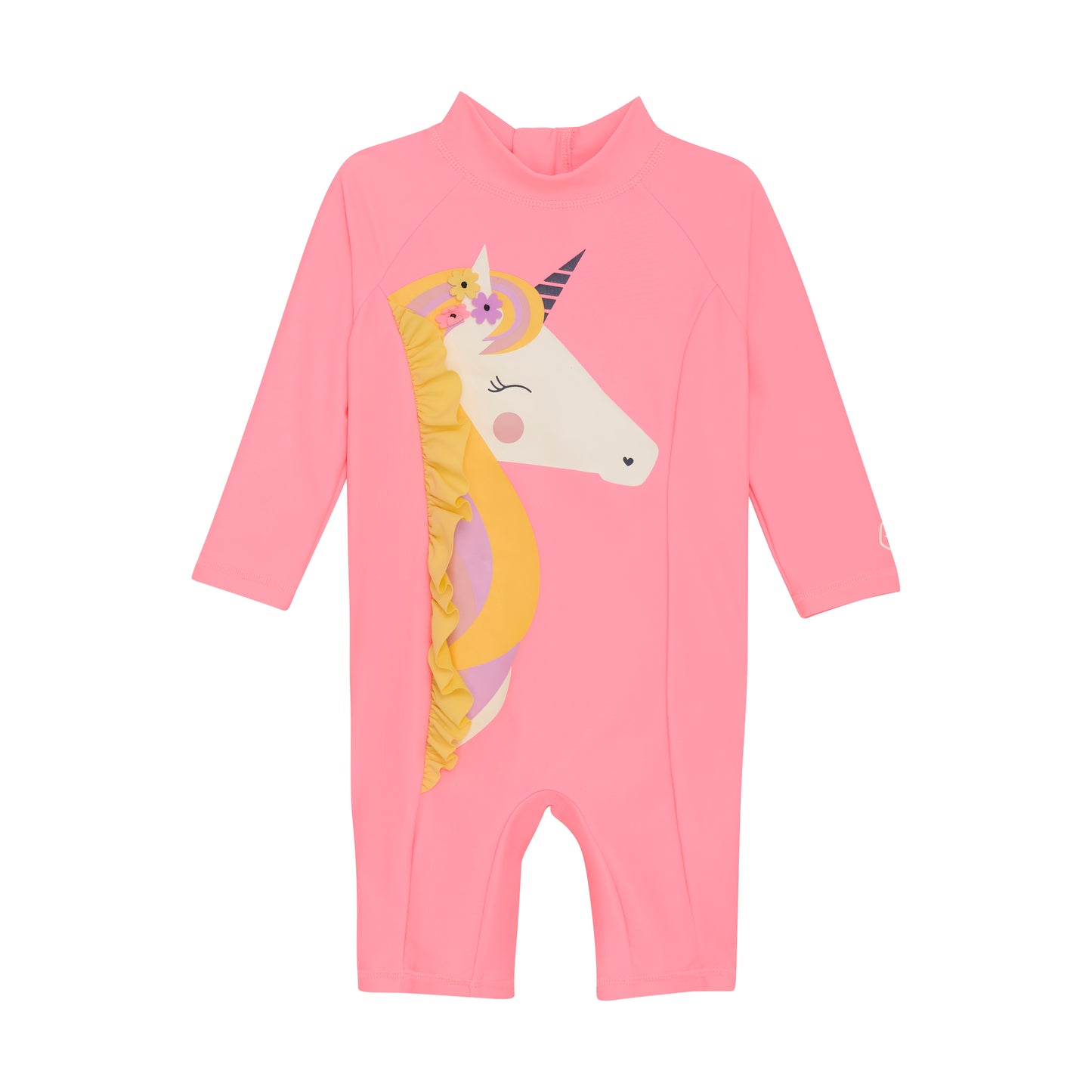 Color Kids 1 pc UV Sunsuit Pink Unicorn - 1Y
