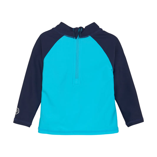 Color Kids UV Long Sleeve Sun Shirt Blue Boat  - 1Y