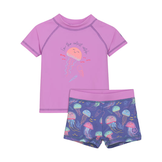 Color Kids Baby T-shirt Swim Set Short Sleeve - 1Y