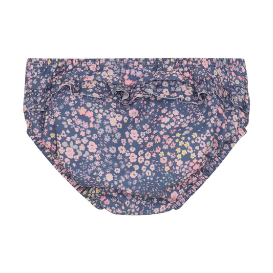 Color Kids Swim Diaper Blue Micro Flowers  - 1Y