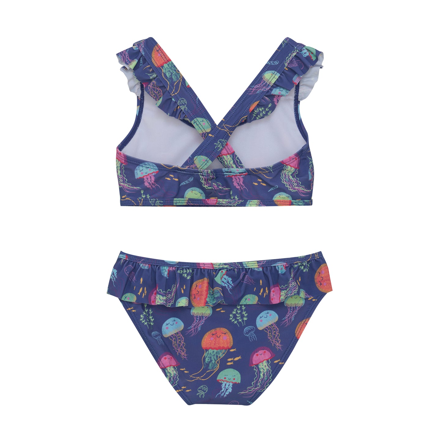 Color Kids - Swimwear Bikini With Frills - 6Y
