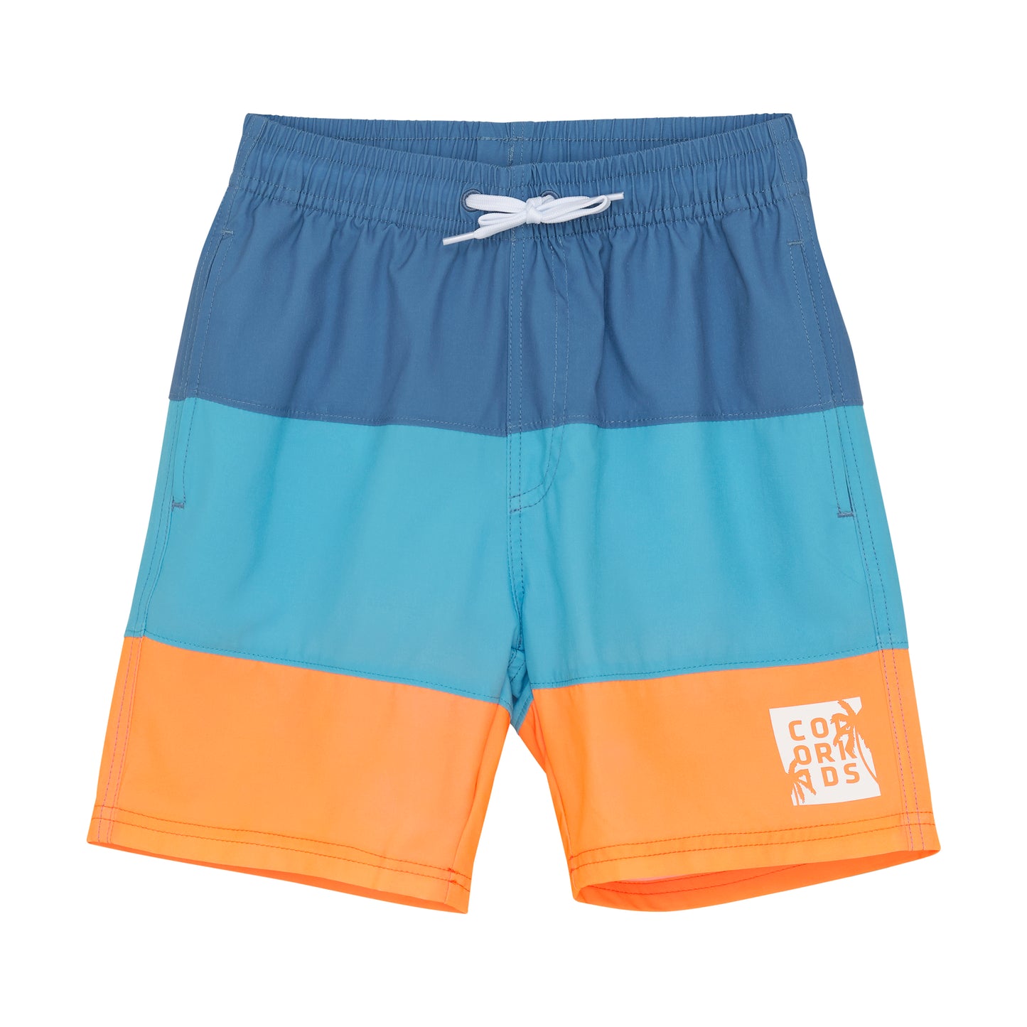 Color Kids Swim Long Shorts, Colorblock - 6Y