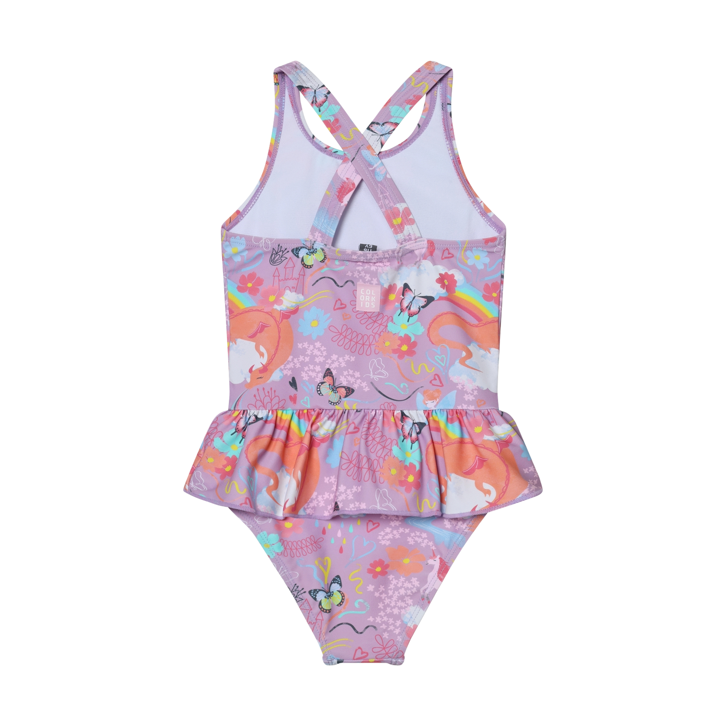 Color Kids Girl's Swimsuit with Skirt 1 pc