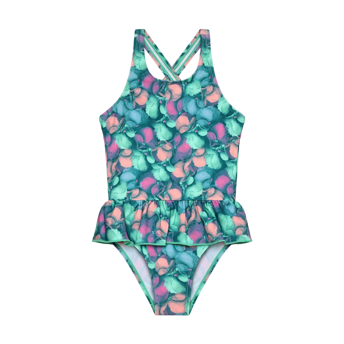 Color Kids Girl's Swimsuit with Skirt 1 pc