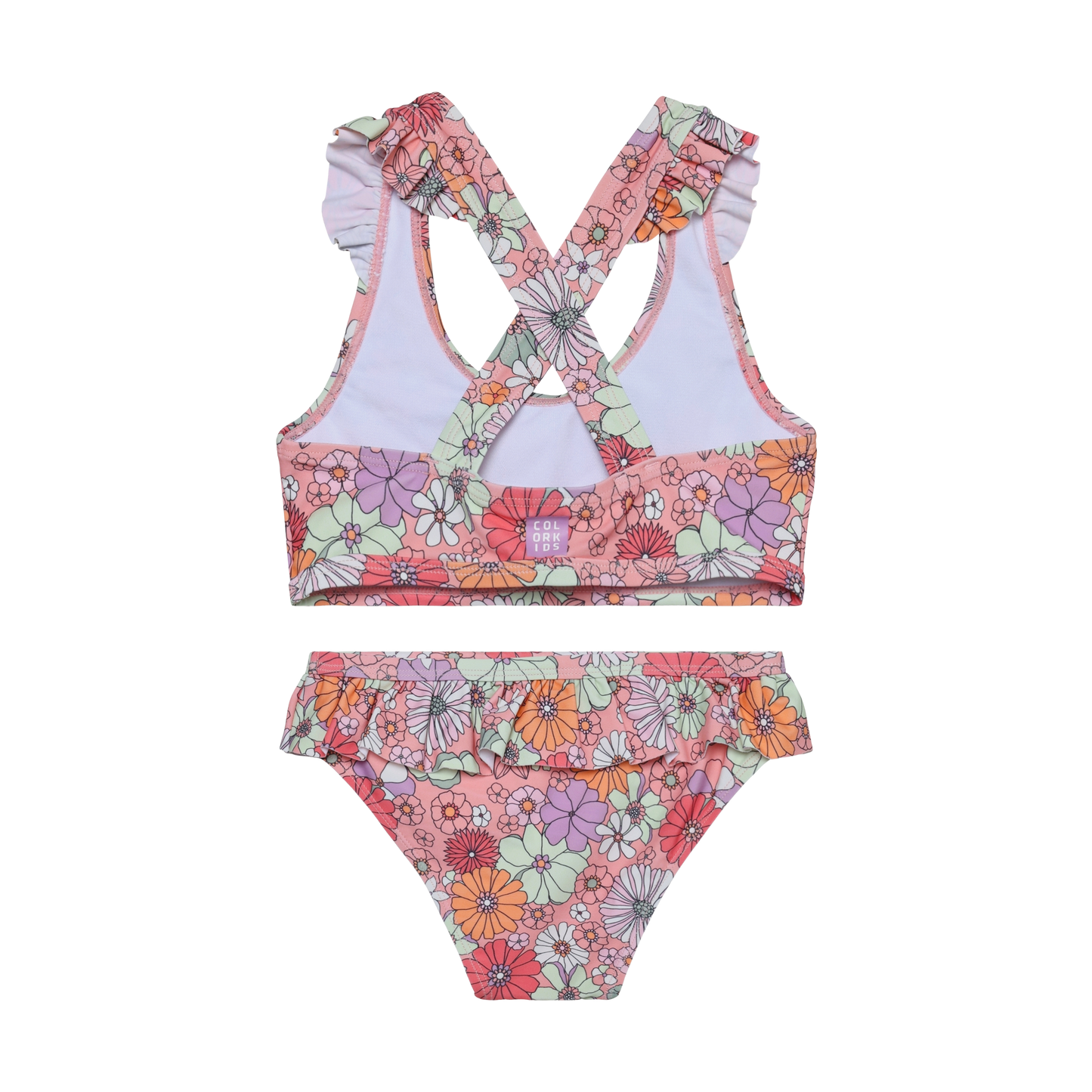 Color Kids - 2-Piece Girls Bikini with Skirt
