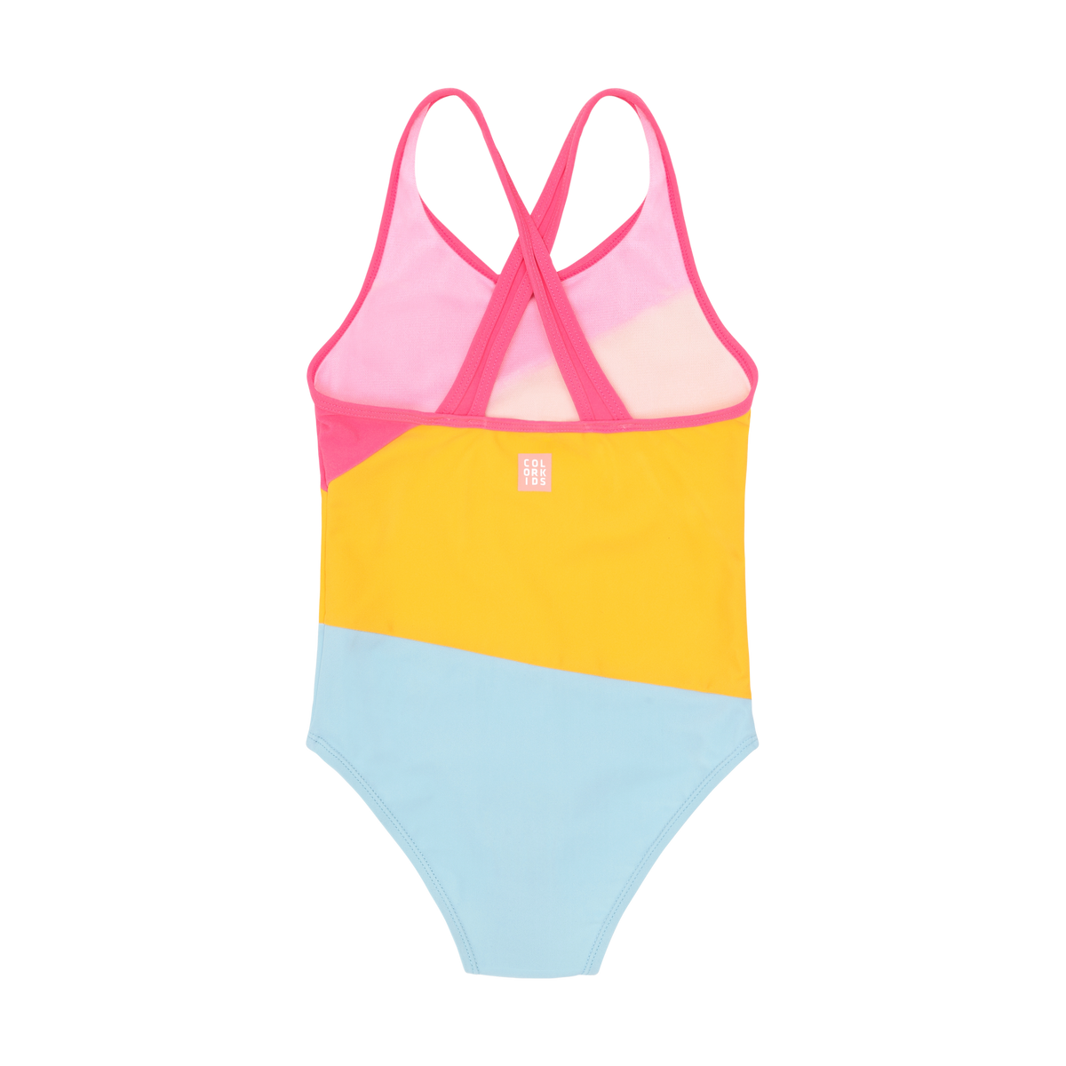 Color Kids - Girl's Swim Suit 1 pc Color Block
