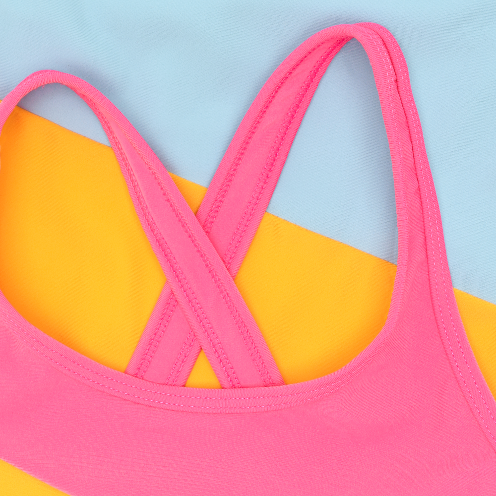 Color Kids - Girl's Swim Suit 1 pc Color Block