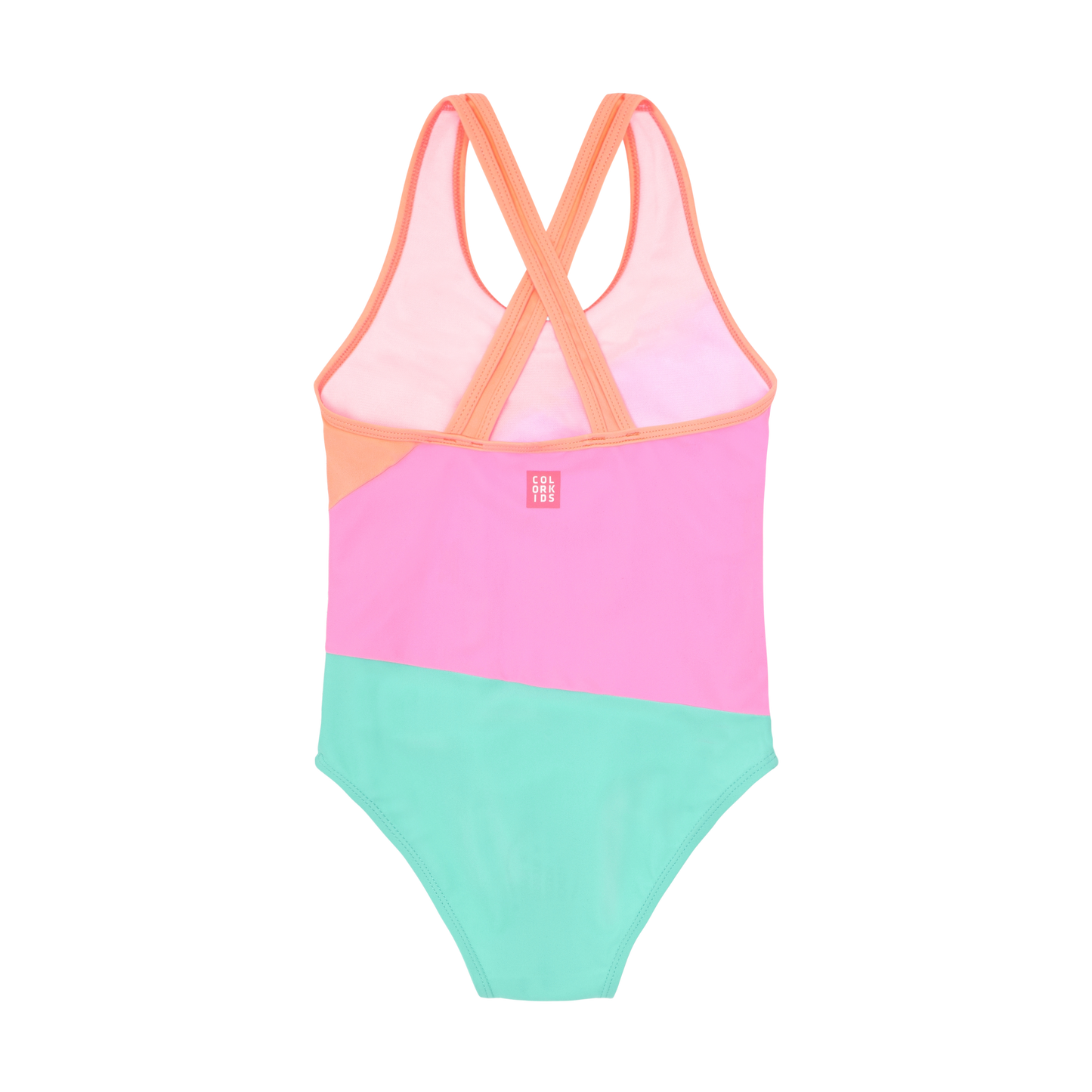 Color Kids - Girl's Swim Suit 1 pc Color Block