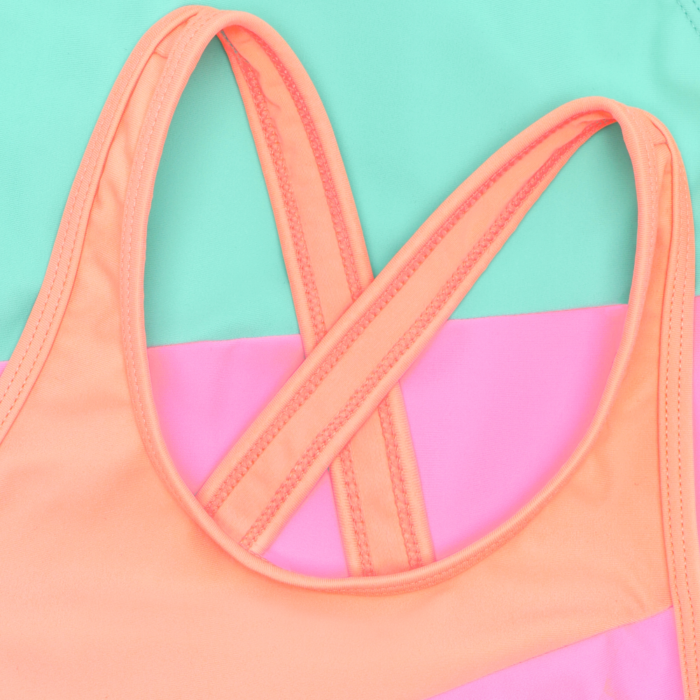Color Kids - Girl's Swim Suit 1 pc Color Block