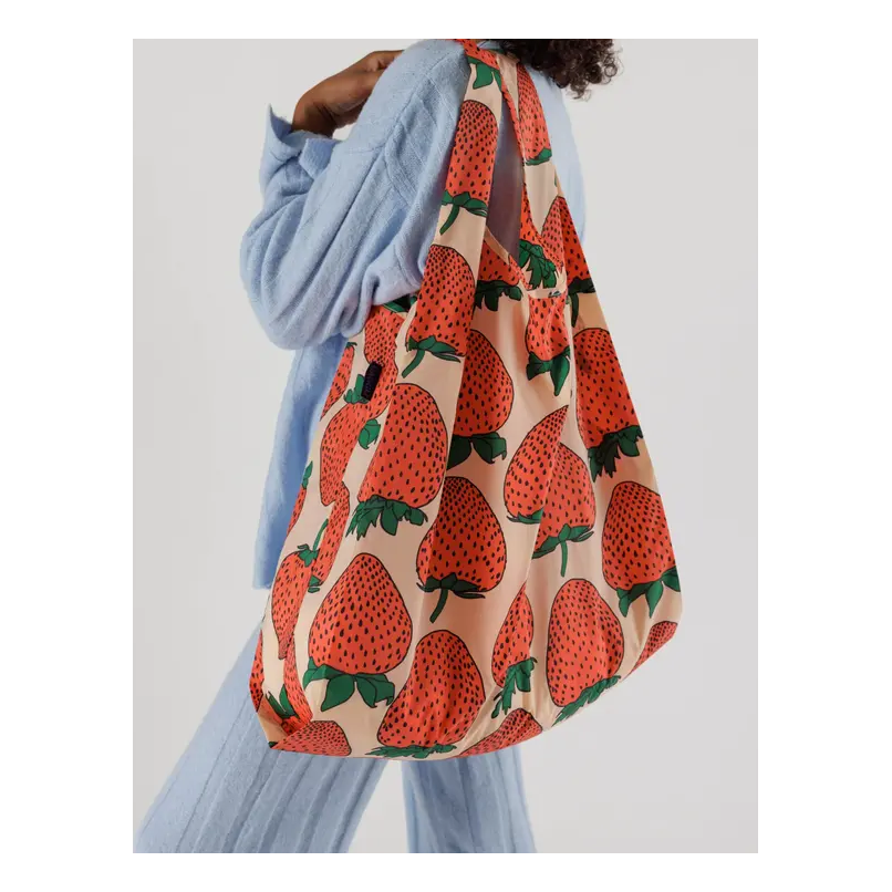 BAGGU Big Baggu Strawberry Tote Bag
