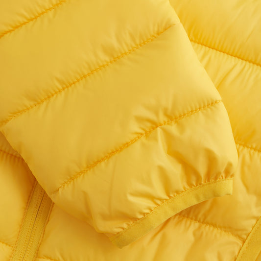 Color Kids Jacket Quilted Puffer Yellow 6Y