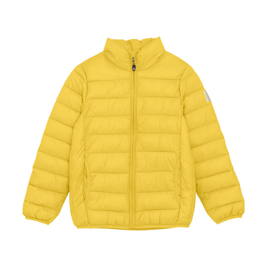 Color Kids Jacket Quilted Puffer Yellow 6Y
