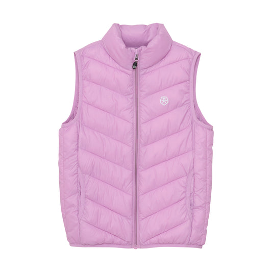 Color Kids Vest Quilted Puffer Pink 6Y