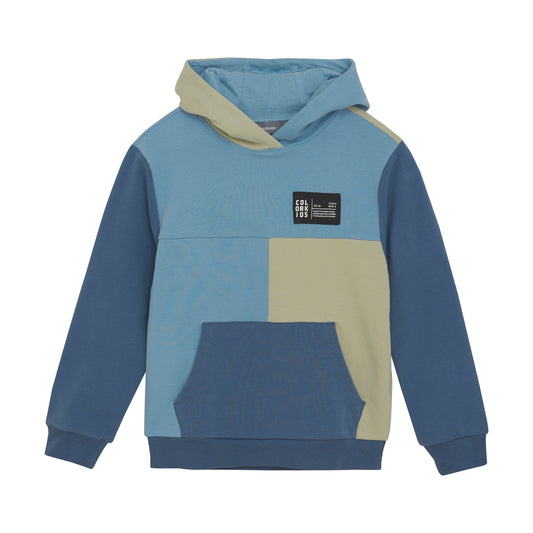 Color Kids Sweat Hoodie - Colorblock 6Y