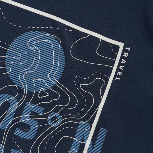 Color Kids Quick Dry Long T-shirt W. Print - 6Y