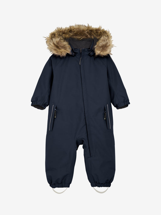 Color Kids Coverall with Fake Fur - Baby - 1Y