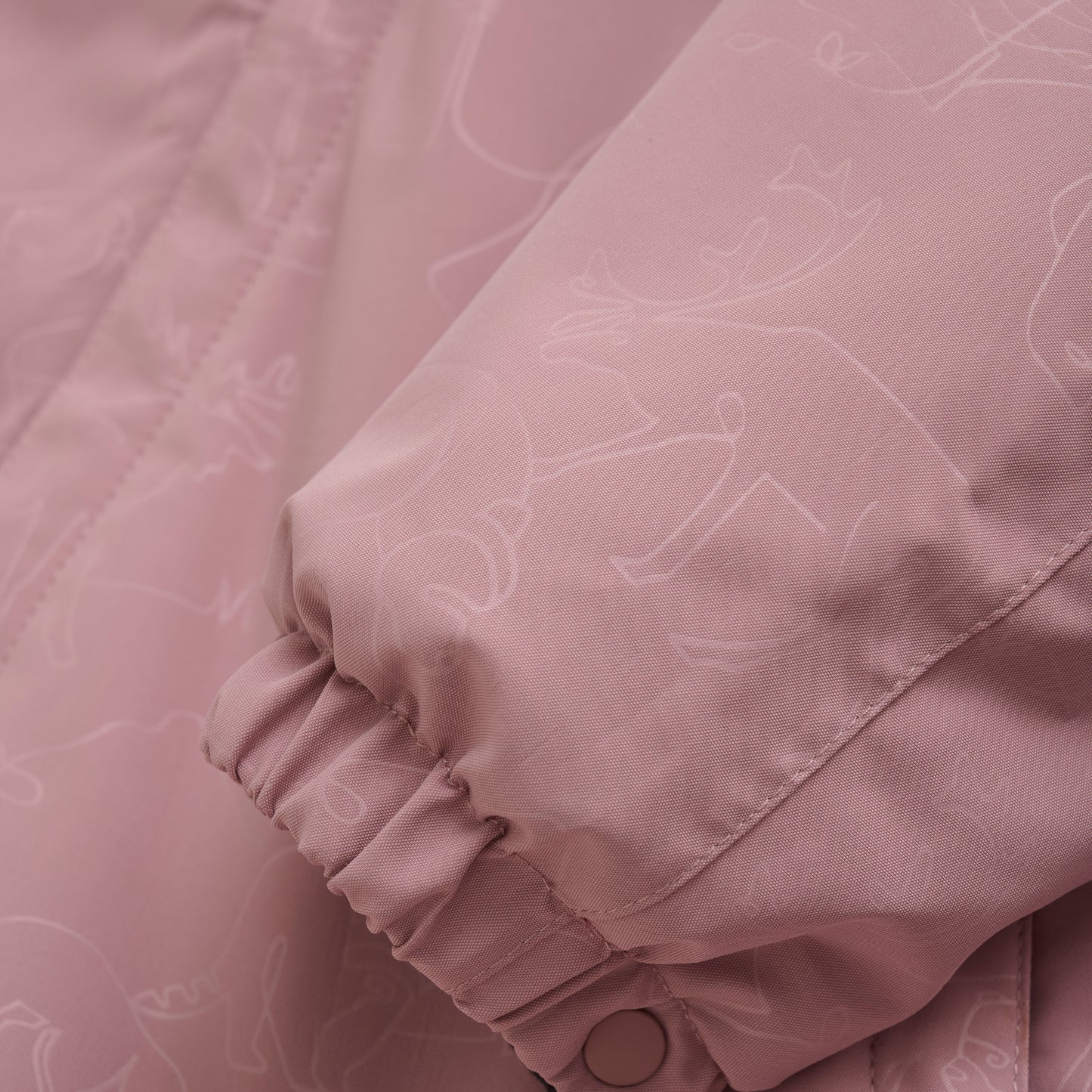 Color Kids - Pink Snowsuit with Woodland Animals - 1Y