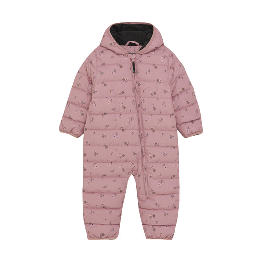 Color Kids - Pink Quilted Snow Suit - 1Y