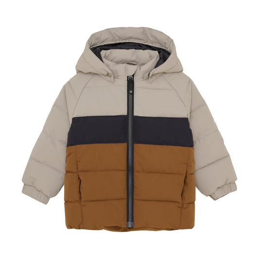 Color Kids - Color Block Quilted Jacket - 1Y