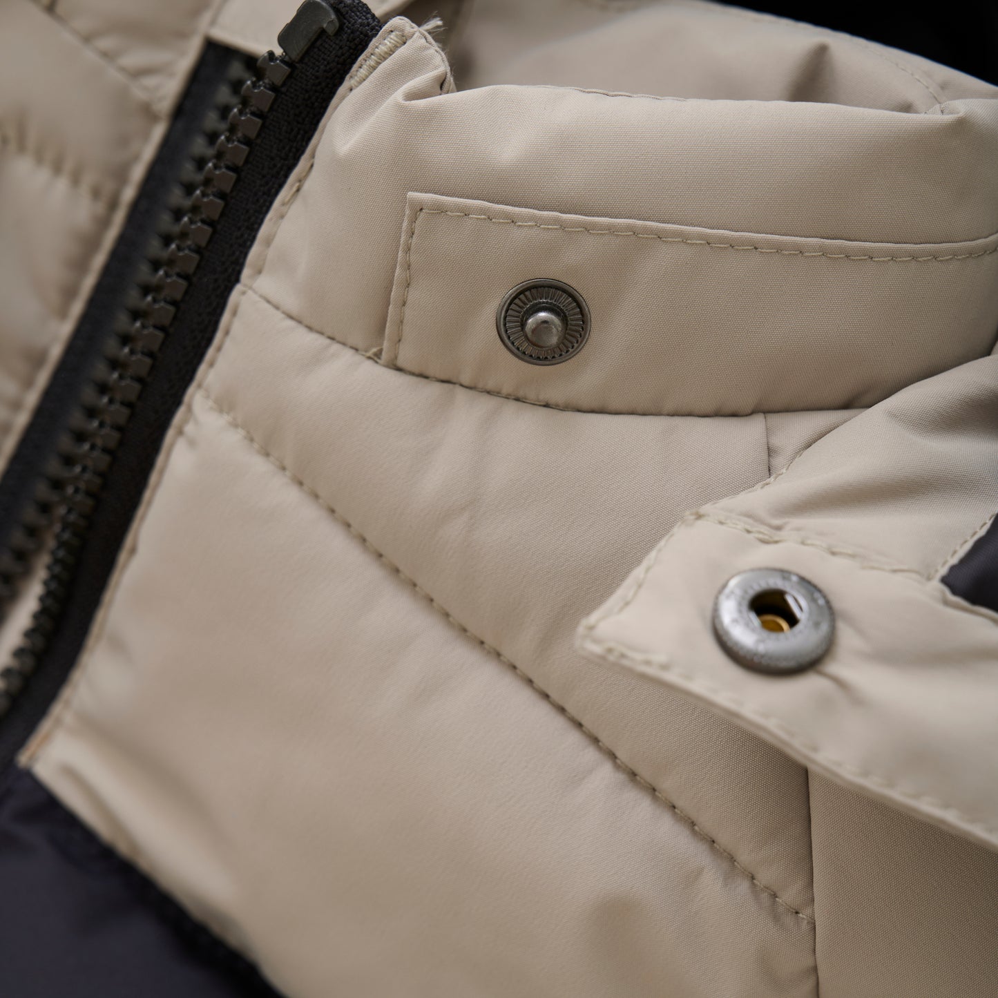 Color Kids - Color Block Quilted Jacket - 1Y