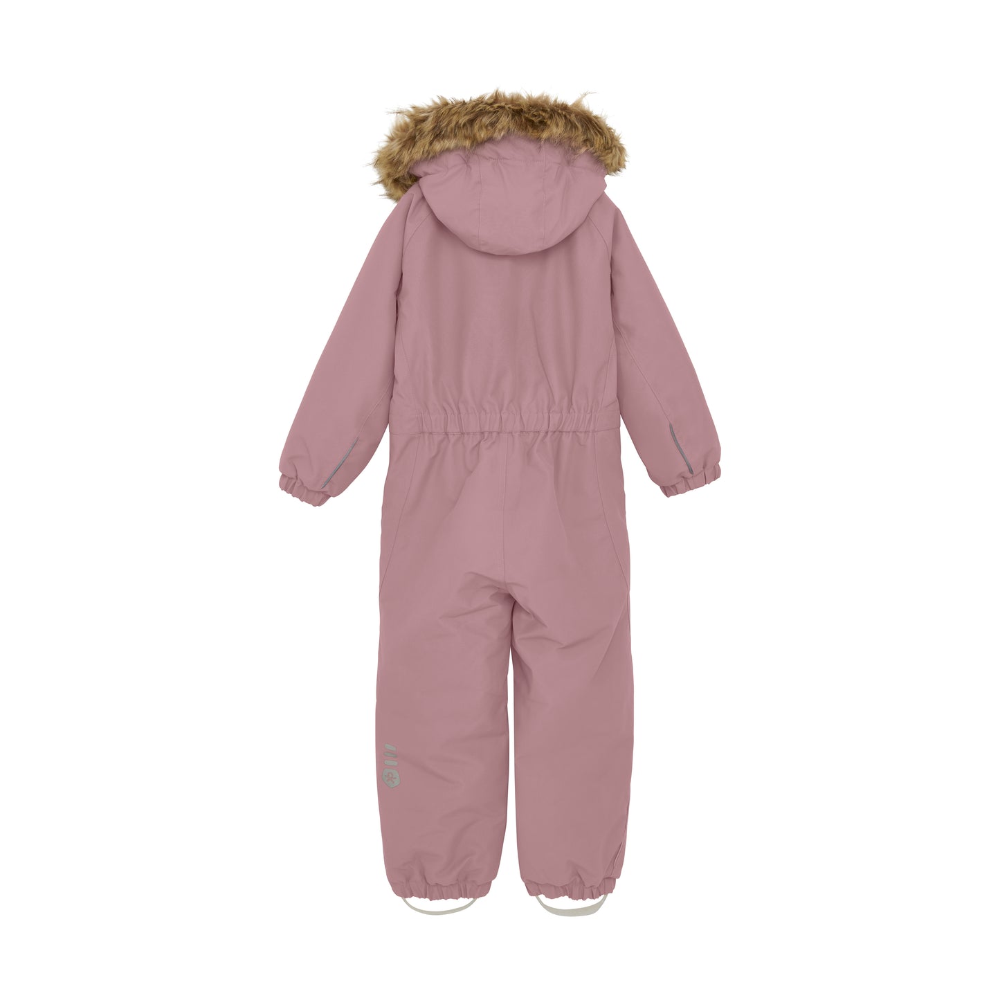 Color Kids - Faux Fur Hooded Snow Coverall - 6Y