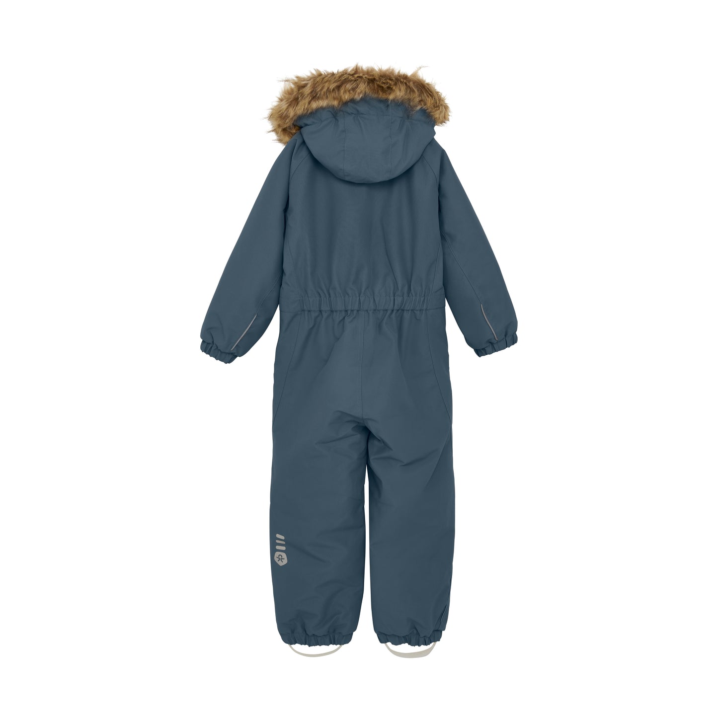 Color Kids - Faux Fur Hooded Snow Coverall - 6Y