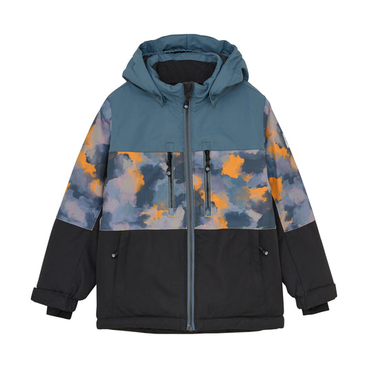 Color Kids Ski Jacket - Colorblock Blue - 6Y