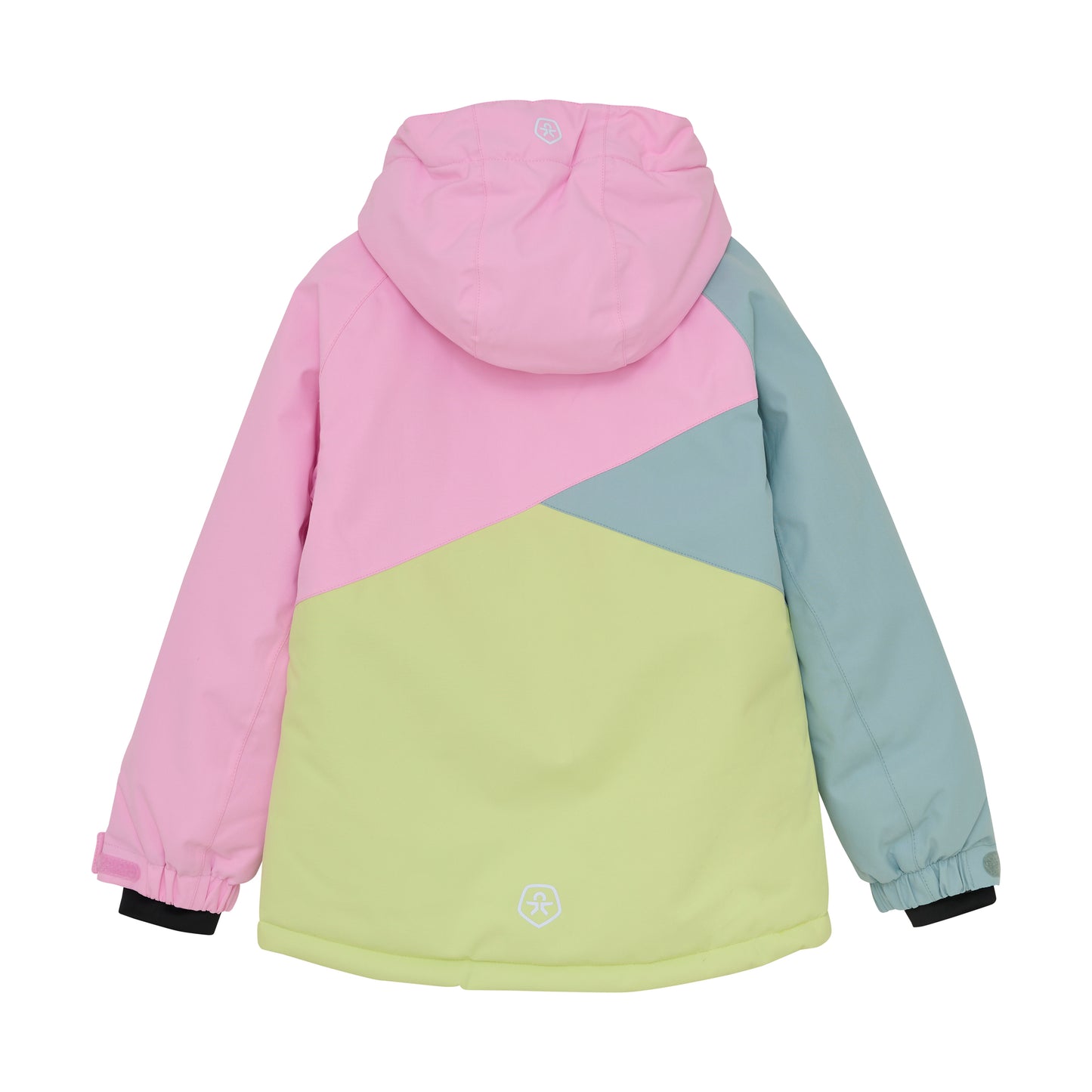 Color Kids Ski Jacket - Colorblock Pink - 6Y