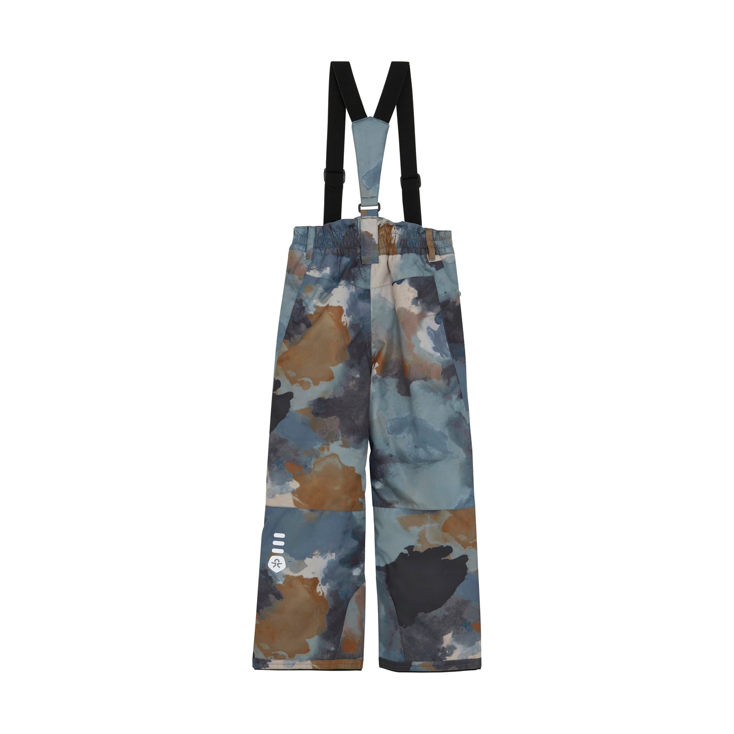 Color Kids SKi Pants - Print Blue Bown- 6Y