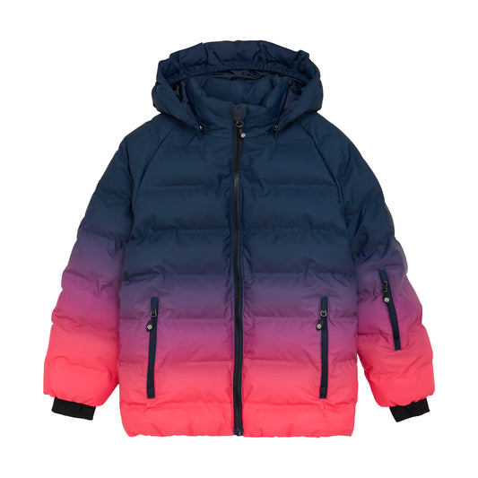 Color Kids - Quilted Gradient Ski Jacket - 6Y