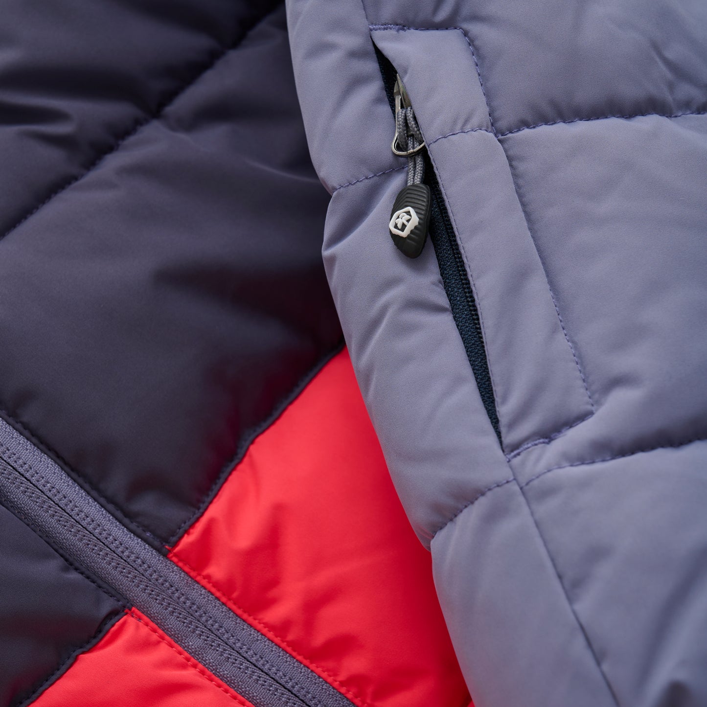 Color Kids - Quilted Color Block Ski Jacket - 6Y