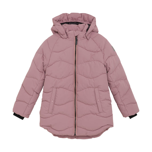 Color Kids - Old Rose Quilted Ski Jacket - 6Y